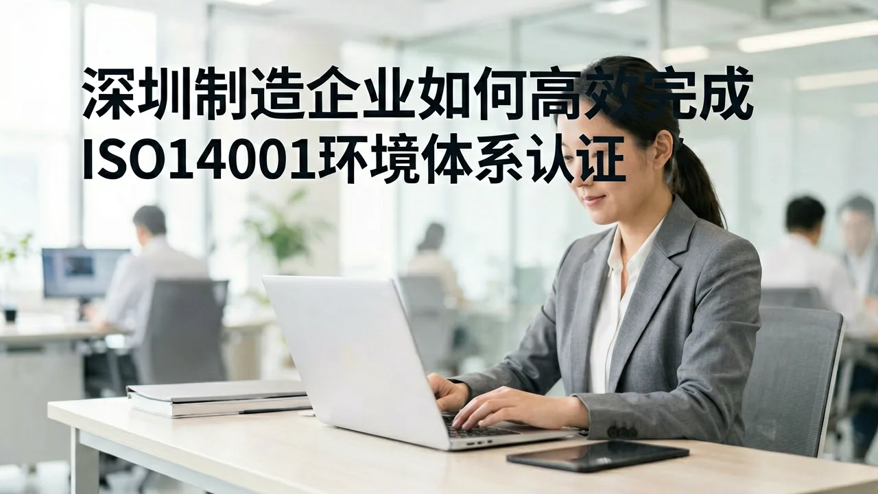 深圳制造企业如何高效完成ISO14001环境体系认证